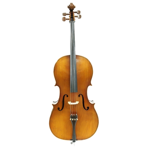 2507 - Violoncello labelled Berini, 29 7/8