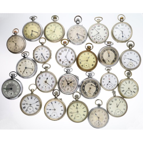 137 - Quantity of assorted pocket watches to include Ingersoll, Services and Smiths Empire (23)... 