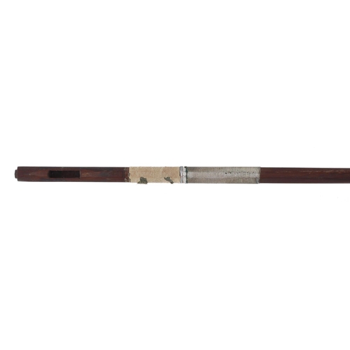 2238 - French violin bow stick stamped Geo.W & Sons (probably made for the Withers shop by Louis Morizo... 