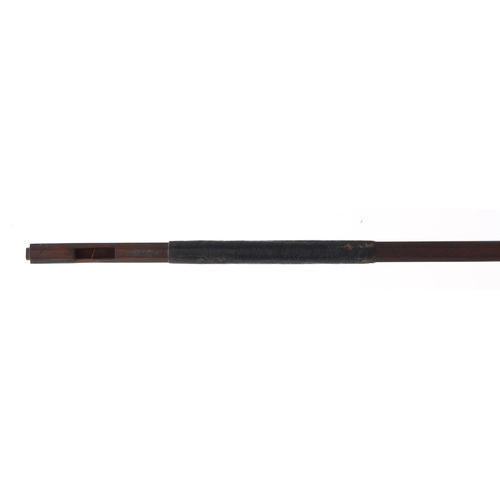 2239 - French violin bow stick probably by Husson and stamped Ch. Audinot á Paris, 37gm (at fault)... 