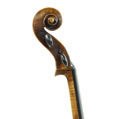 2508 - 19th century German violoncello with restorations, 30