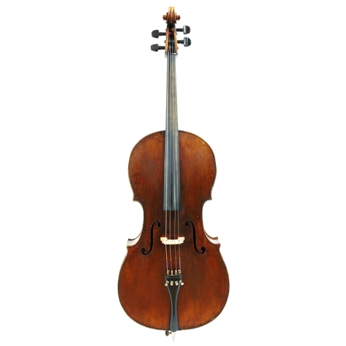 2509 - Late 19th century German violoncello, 30