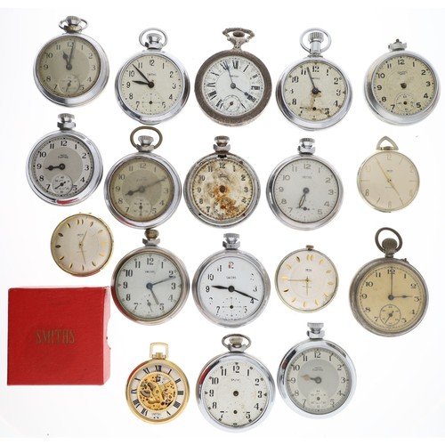 144 - Quantity of assorted Smiths pocket watches for repair