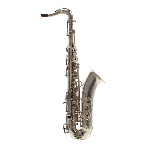 1872 - Good Selmer Mark VI silver plated tenor saxophone, stamped Henri Selmer Paris, Made in France, ser. ... 