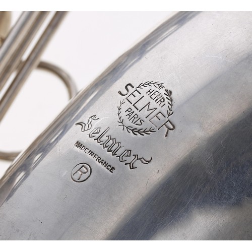 1872 - Good Selmer Mark VI silver plated tenor saxophone, stamped Henri Selmer Paris, Made in France, ser. ... 