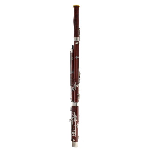 1859 - Corton student model bassoon, ser. no. 91, two crooks, original fitted case