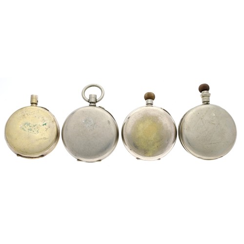 192 - Four Goliath nickel cased pocket watches for repair/spares (4)