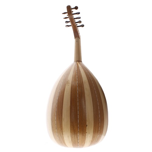 1563 - Late 20th century eleven string oud with five double courses and one single