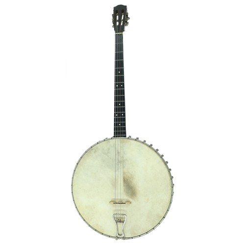 1562 - Rare bass banjo circa 1910, with open back and 16.5