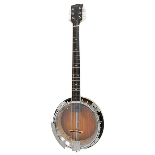 1556 - Gold Tone six string banjo, with 11