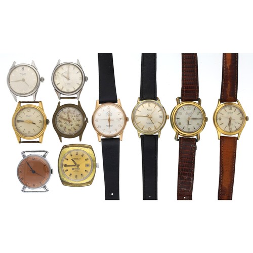 402 - Three Poljot gentleman's wristwatches (two for repair); together with a quantity of assorted gentlem... 