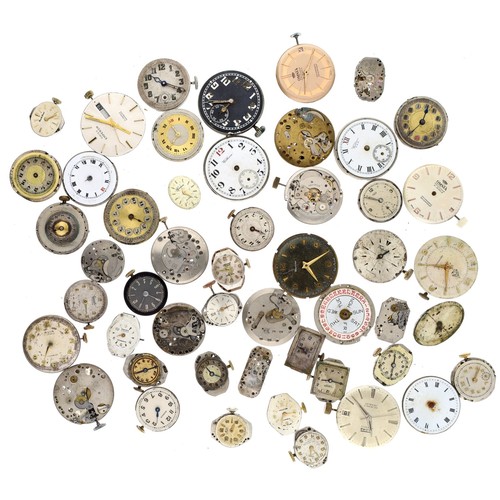 427 - Fifty assorted wristwatch movements