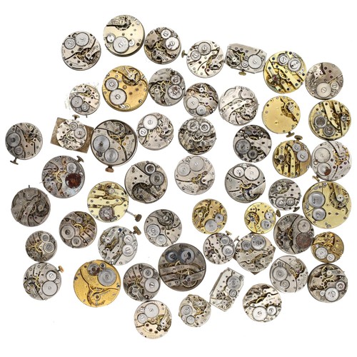 432 - Fifty assorted wristwatch movements