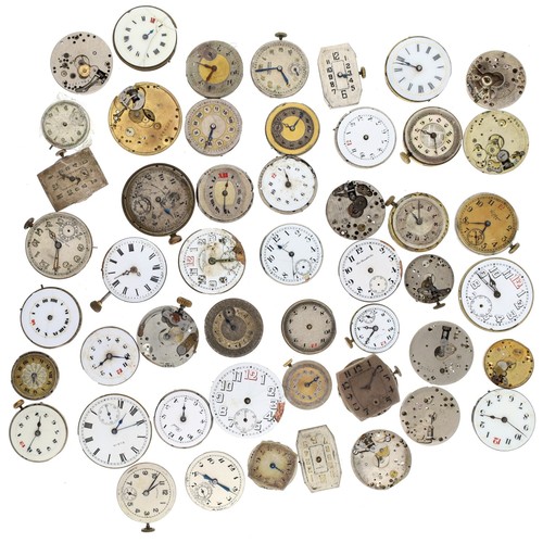 432 - Fifty assorted wristwatch movements