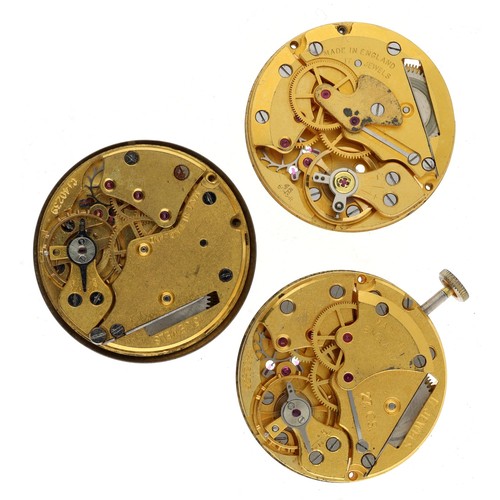 437 - Three Smiths wristwatch movements (3) (two lacking dials)