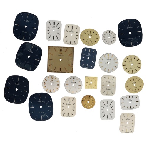 444 - Omega - Quantity of ladies wristwatch dials to include Ladymatic, De Ville, Geneve (23)... 