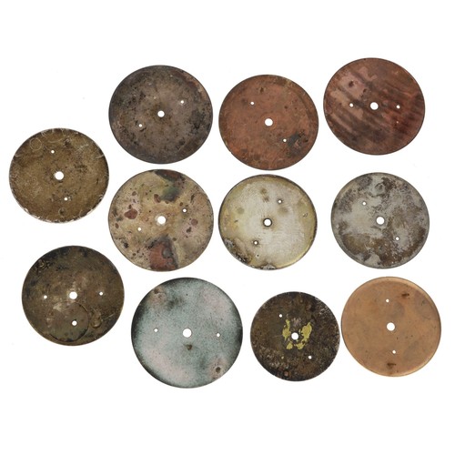 461 - Quantity of chronograph wristwatch dials (11)