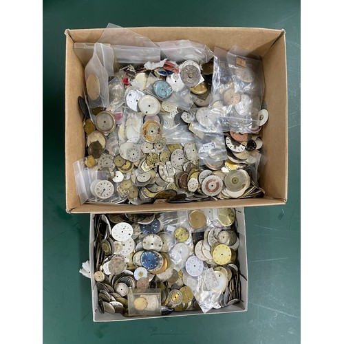 469 - Large quantity of wristwatch dials