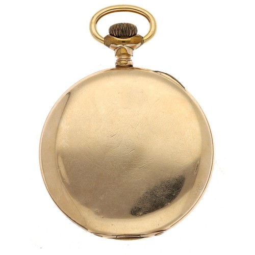 54 - Elgin National Watch Co. gold plated lever pocket watch, serial no. 12386757, circa 1905, signed 7 j... 