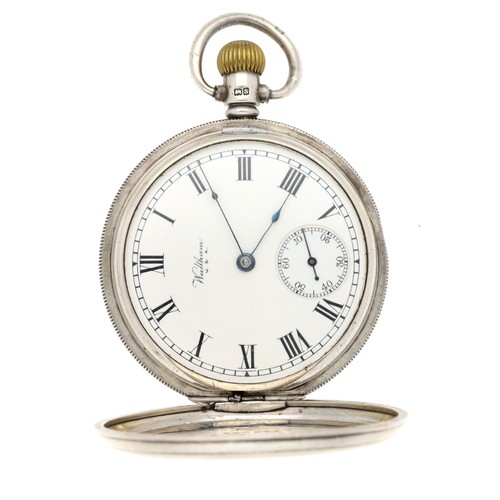 55 - American Waltham 'P.S. Bartlett' silver lever hunter pocket watch, serial no. 17168151, circa 1908, ... 