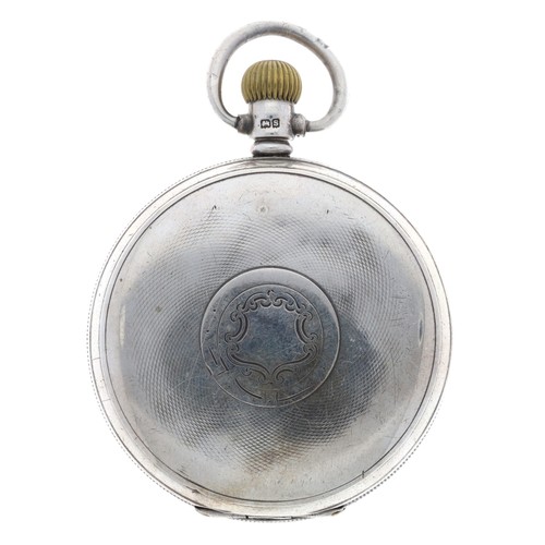 55 - American Waltham 'P.S. Bartlett' silver lever hunter pocket watch, serial no. 17168151, circa 1908, ... 