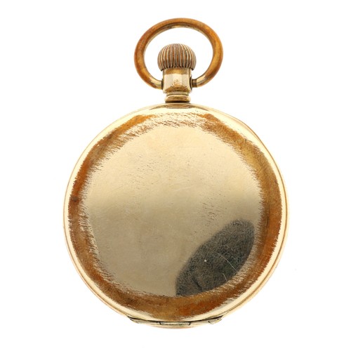 60 - American Waltham 'Traveler' gold plated lever hunter pocket watch, serial no. 17695630, circa 1909, ... 