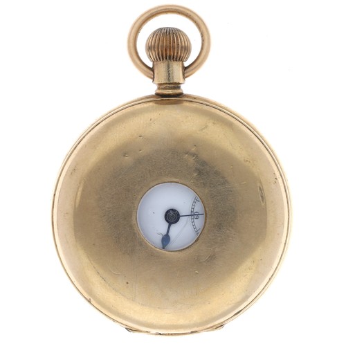 71 - Dimier Freres & Co. (DF&C) 'Selex' gold plated lever half hunter pocket watch, signed 16 jew... 