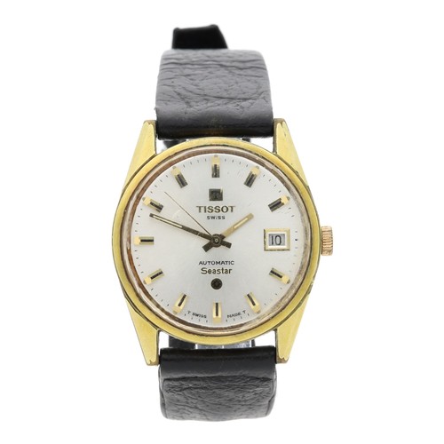 322 - Tissot Seastar automatic gold plated and stainless steel gentleman's wristwatch, case no. 44543-1X, ... 