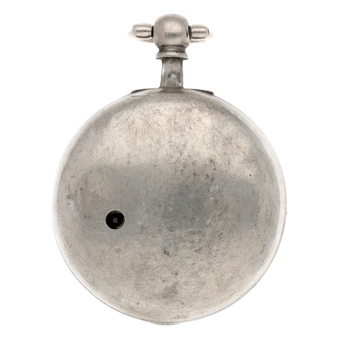 64 - Dwerrihouse & Carter, Daniel Street - George IV silver pair cased verge pocket watch, London 182... 