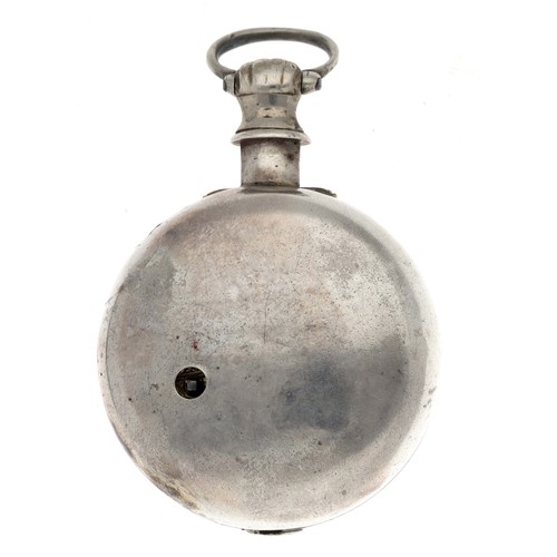 67 - T. Warwick, Birmingham - 19th century silver pair cased verge pocket watch, Birmingham 1815, signed ... 