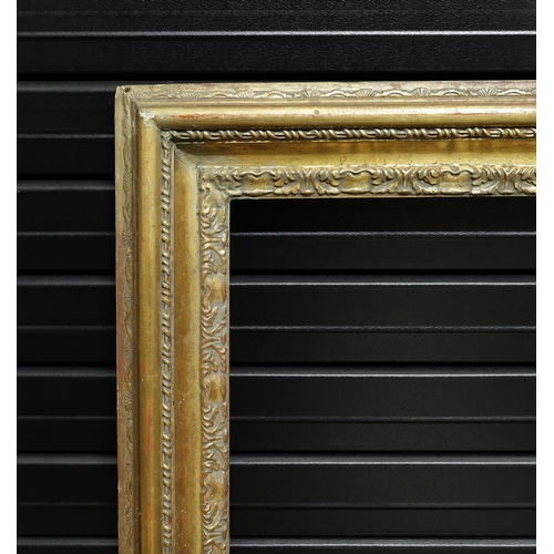 731 - Carlo pattern plaster on wood picture frame, 48