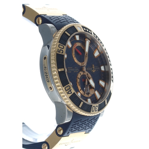 11 - Fine Ulysse Nardin Marine Diver Chronometer 1846 18ct and titanium automatic gentleman's wristwatch,... 