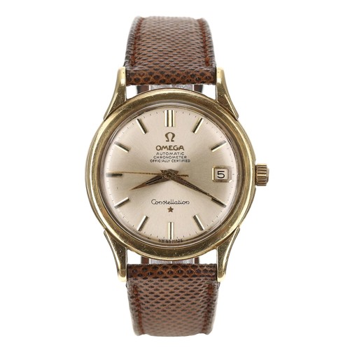 1 - Omega Constellation Chronometer automatic 18ct gentleman's wristwatch, case no. 8063, serial no. 173... 