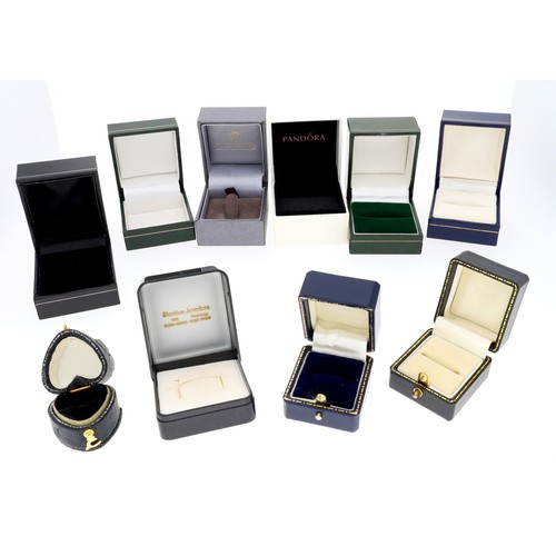 223 - Collection of ten assorted ring watch boxes (10)