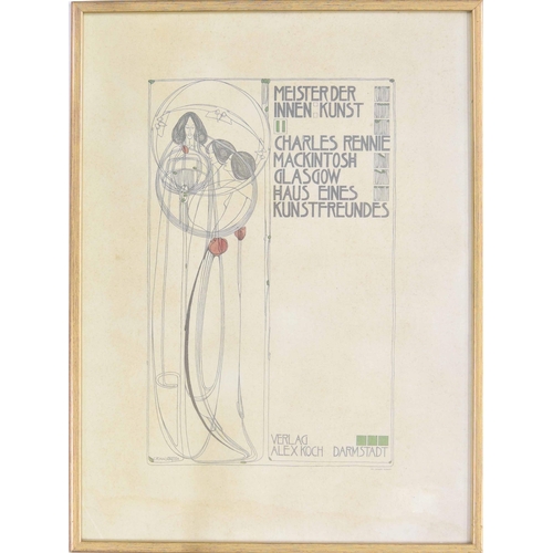 653 - Charles Rennie Mackintosh - German advertisement poster print 'Plate 10, from 