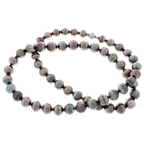 309 - Impressive large Tahiti cultured pearl necklace, the pearls 16.5mm approx, 308gm, 36