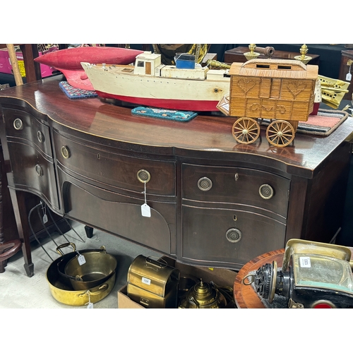 1800C - Georgian style mahogany sideboard, 54