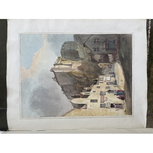 663 - English school (19th century) - An interesting album of pencil and watercolour studies of various su... 