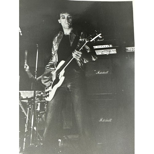 22 - Chris Cross (Ultravox) - stage and studio used Gibson EB-3 bass guitar, made in USA, circa 1969; Bod... 