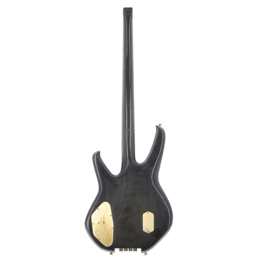 29 - Chris Cross (Ultravox) - stage and studio used 1986 Status Graphite Series 2000 fretless headless ba... 