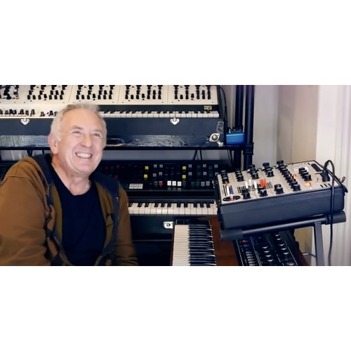 52 - Chris Cross (Ultravox) - studio used 1970s EMS Synthi AKS synthesizer, made in England, ser. no. 455... 