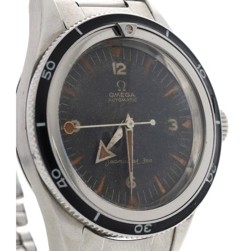 530 - Rare Omega Seamaster 300 automatic stainless steel diver's wristwatch, reference no. 2913-3 SC, seri... 