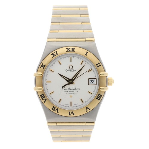 506 - Omega Constellation Chronometer automatic stainless steel and gold gentleman's wristwatch, reference... 