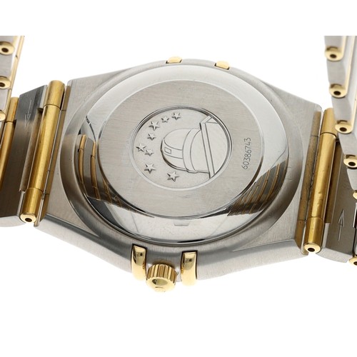 506 - Omega Constellation Chronometer automatic stainless steel and gold gentleman's wristwatch, reference... 