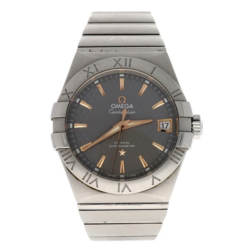 518 - Omega Constellation Co-Axial Chronometer automatic stainless steel gentleman's wristwatch, reference... 