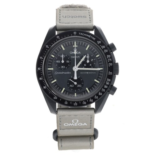 546 - Omega X Swatch Speedmaster MoonSwatch Collection 'Mission to Mercury' Chronograph bioceramic gentlem... 