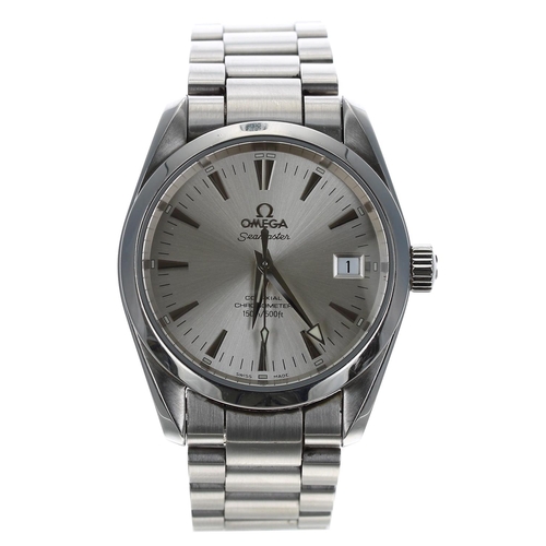 504 - Omega Seamaster Aqua Terra Co-Axial Chronometer automatic 150m/500ft stainless steel gentleman's wri... 