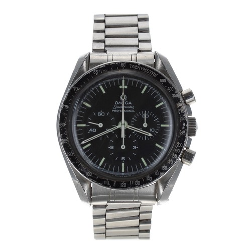 525 - Omega Speedmaster Professional 'Moon' Chronograph stainless steel gentleman's wristwatch, reference ... 