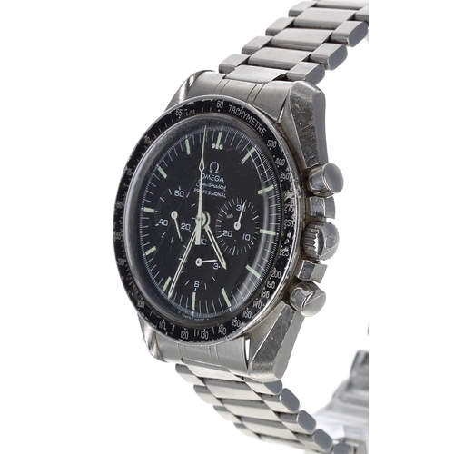 525 - Omega Speedmaster Professional 'Moon' Chronograph stainless steel gentleman's wristwatch, reference ... 