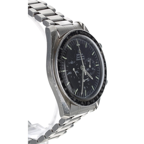 525 - Omega Speedmaster Professional 'Moon' Chronograph stainless steel gentleman's wristwatch, reference ... 